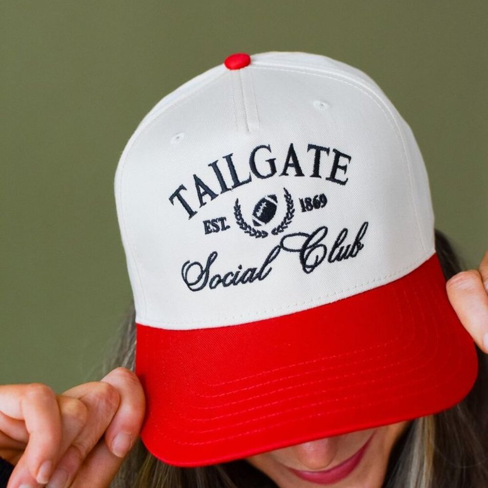 Tailgate Social Club Football Hat Vintage Cap Snapback Since 1869